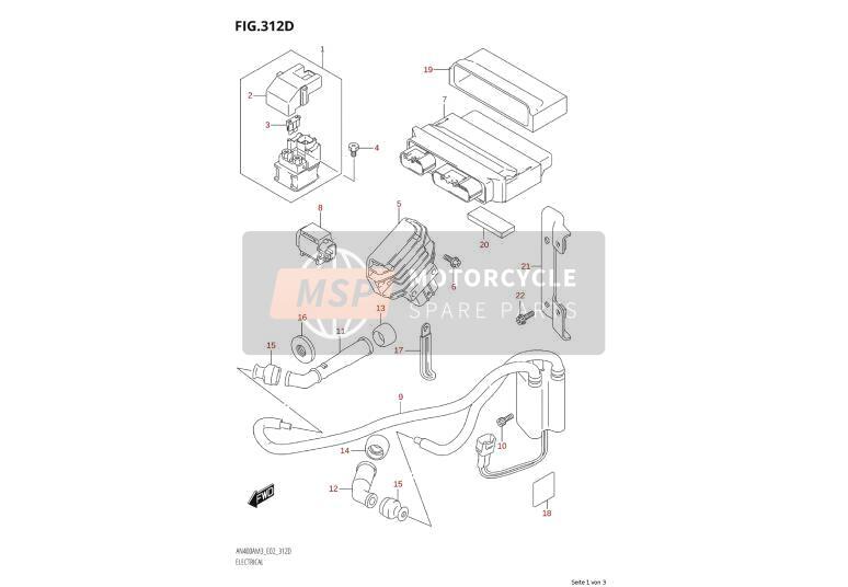 3351020E00, Bougiekap, Suzuki, 3